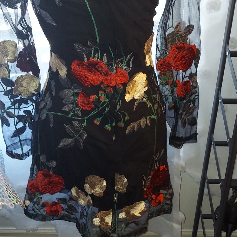 FLORAL PRINT DRESS - Picture 8 of 8